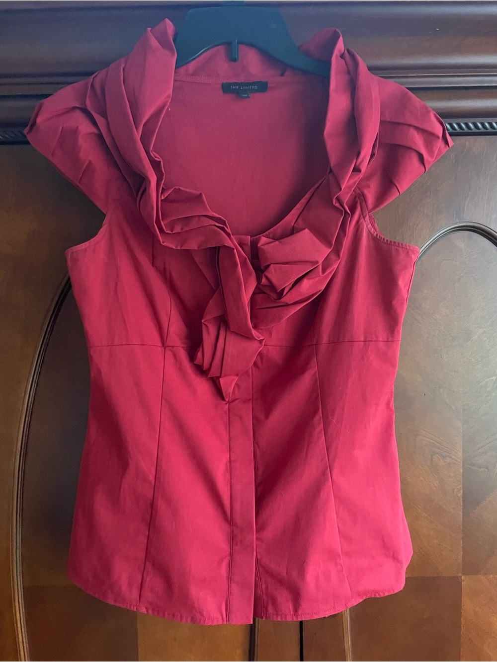 Banana Republic red blouse